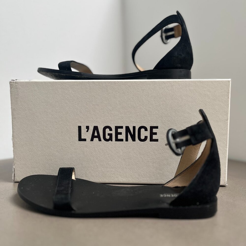L'Agence Marcela Ankle Strap Sandals (Size 37)